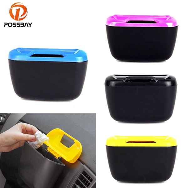 possbay vehicle trash can black/yellow/blue/pink auto trashs storage box universal fit for car office home accessories
possbay vehicle trash can black/yellow/blue/pink auto trashs storage box universal fit for car office home accessories