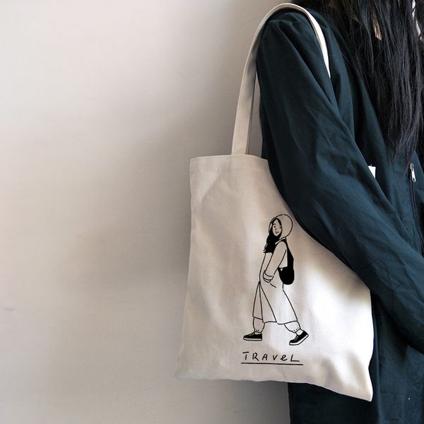simple casual graphic canvas tote shopping bag eco large capacity women handbag shoulder bags students school bags
simple casual graphic canvas tote shopping bag eco large capacity women handbag shoulder bags students school bags