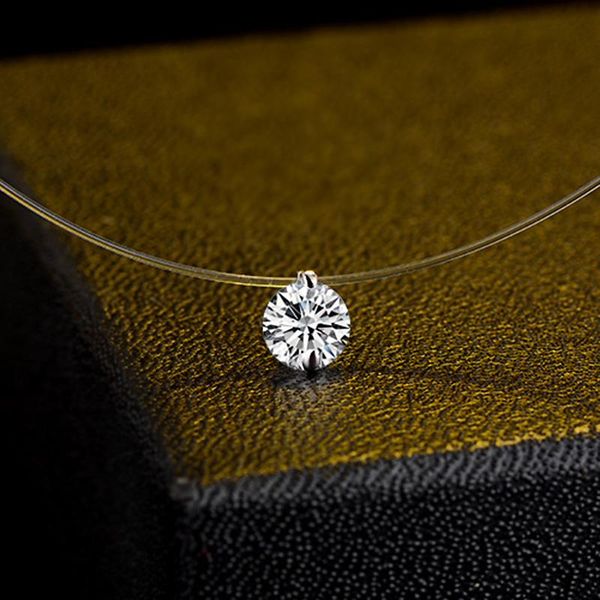 sale silver color dazzling zircon necklace for women and invisible transparent fishing line simple pendant jewelry
sale silver color dazzling zircon necklace for women and invisible transparent fishing line simple pendant jewelry