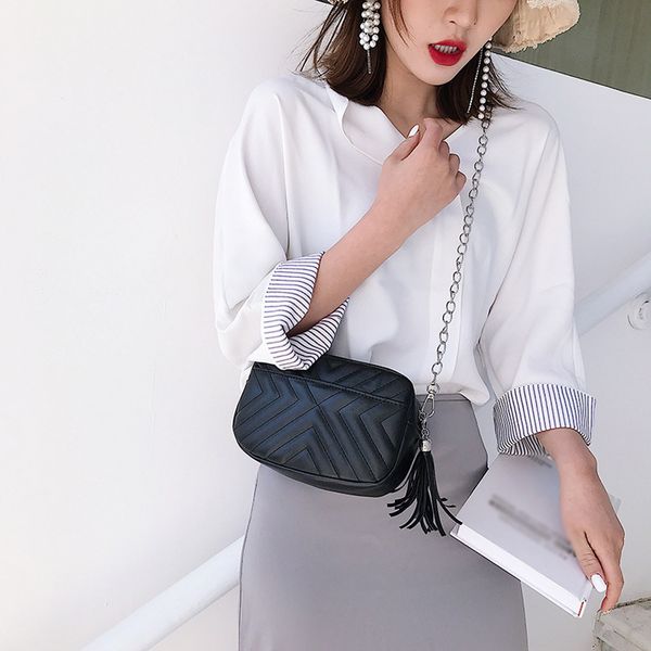 women tassel shoulder bag female zipper small messenger bag pu leather chain designer crossbody girls phone bags #t1p
women tassel shoulder bag female zipper small messenger bag pu leather chain designer crossbody girls phone bags #t1p