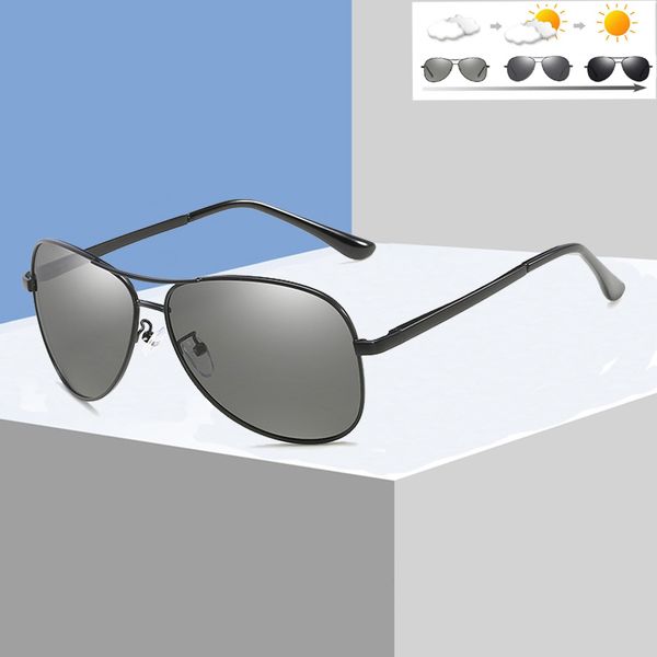men's pchromic and polarized pilot metal sunglasses , black lens uv400 for day & night driving sun glasses s7750-1, White;black
men's pchromic and polarized pilot metal sunglasses , black lens uv400 for day & night driving sun glasses s7750-1, White;black