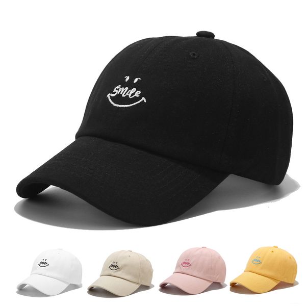 2020 new style men and women summer korean fashion cute smiling peaked caps, japanese soft couple street curved eaves baseball caps, Blue;gray
2020 new style men and women summer korean fashion cute smiling peaked caps, japanese soft couple street curved eaves baseball caps, Blue;gray