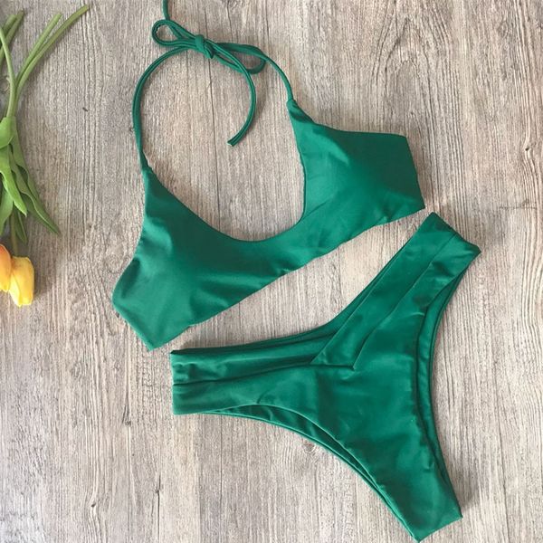 women's solid color two-piece split swimsuit bikini beachwear, White;black
women's solid color two-piece split swimsuit bikini beachwear, White;black