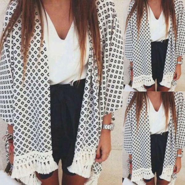 women summer beach bikini cover up boho kimono cardigan shawl coat swimwear, Black;brown
women summer beach bikini cover up boho kimono cardigan shawl coat swimwear, Black;brown