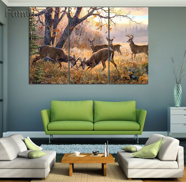 3 panel large poster hd printed oil painting grassland deer canvas print art home decor wall art pictures for living room
3 panel large poster hd printed oil painting grassland deer canvas print art home decor wall art pictures for living room