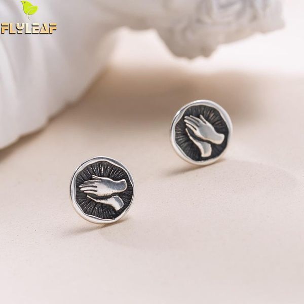 flyleaf round prayer hand men 100% 925 sterling silver stud earrings for women tiny earings fine jewelry vintage high quality, Golden;silver
flyleaf round prayer hand men 100% 925 sterling silver stud earrings for women tiny earings fine jewelry vintage high quality, Golden;silver