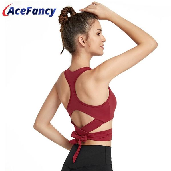 gym clothing acefancy sports crop bandage athletic high impact yoga bra padded underwear yjy20-6 fitness, White;black
gym clothing acefancy sports crop bandage athletic high impact yoga bra padded underwear yjy20-6 fitness, White;black