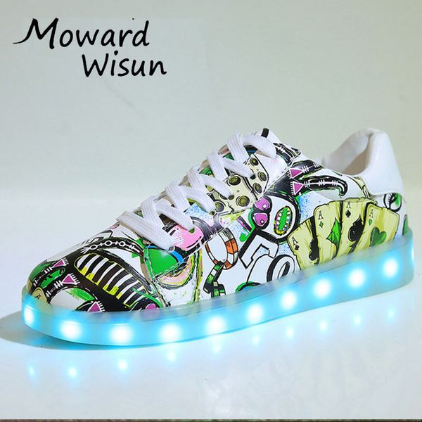 fashion luminous glowing sneakers with light soles led slippers kids boys girls trainers white usb shoes with light up shoes 30, Black;red
fashion luminous glowing sneakers with light soles led slippers kids boys girls trainers white usb shoes with light up shoes 30, Black;red