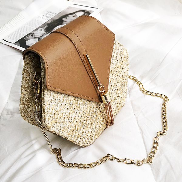 hexagon mulit style straw+pu bag handbags women summer rattan bag handmade woven beach circle bohemia handbag new fashion y190704
hexagon mulit style straw+pu bag handbags women summer rattan bag handmade woven beach circle bohemia handbag new fashion y190704