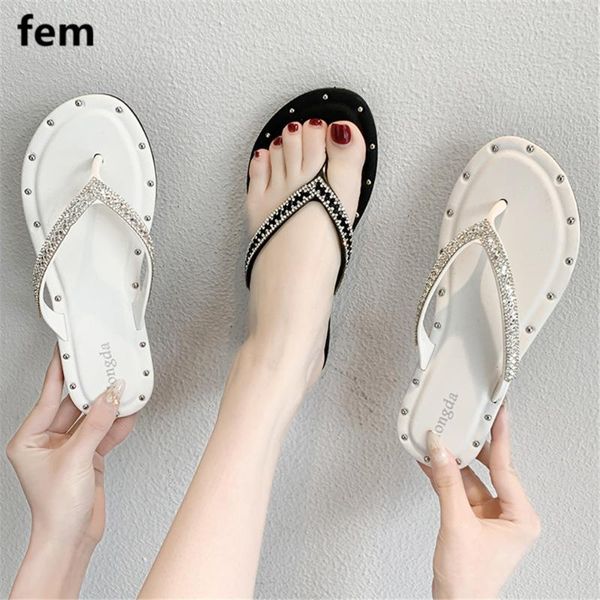 flip flops women crystal slippers flats shoes for women rivet slides r fashion women's shoes 2020 bling shining sandals, Black
flip flops women crystal slippers flats shoes for women rivet slides r fashion women's shoes 2020 bling shining sandals, Black