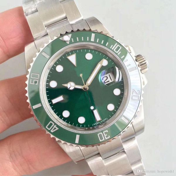 2019 casual mens watch 116610 men automatic sapphire stainless solid glidelock black ceramics bezel green face mens watches wristwatch, Slivery;brown
2019 casual mens watch 116610 men automatic sapphire stainless solid glidelock black ceramics bezel green face mens watches wristwatch, Slivery;brown