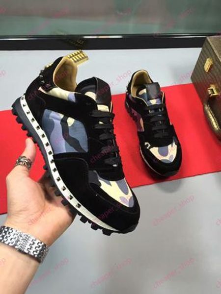 new designer shoes rockrunner camouflage noir fabric nappa sneaker leisure suede men shoes with box size:38-45 t16, Black
new designer shoes rockrunner camouflage noir fabric nappa sneaker leisure suede men shoes with box size:38-45 t16, Black