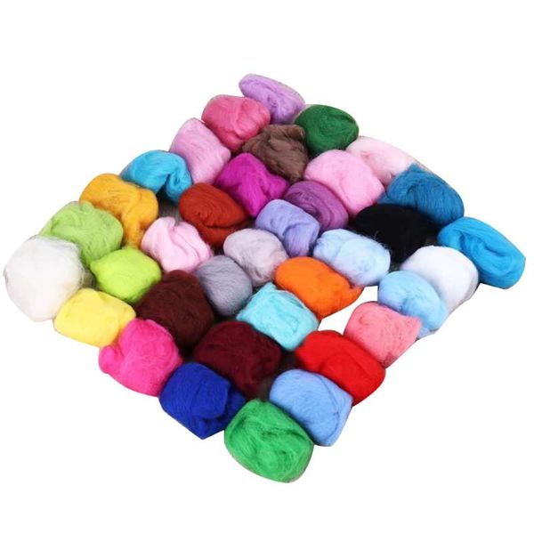 retro lot of 36 colors merino wool fiber roving for needle felting hand spinning handmade diy material supplies, Black
retro lot of 36 colors merino wool fiber roving for needle felting hand spinning handmade diy material supplies, Black