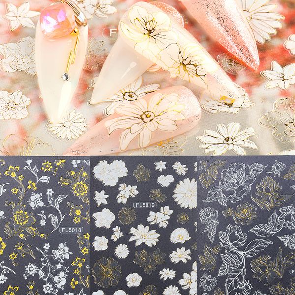 1pc 5d nail art transfer decals set flower leaf gold silver stickers sliders for nail tattoo diy summer decor tips, Black
1pc 5d nail art transfer decals set flower leaf gold silver stickers sliders for nail tattoo diy summer decor tips, Black