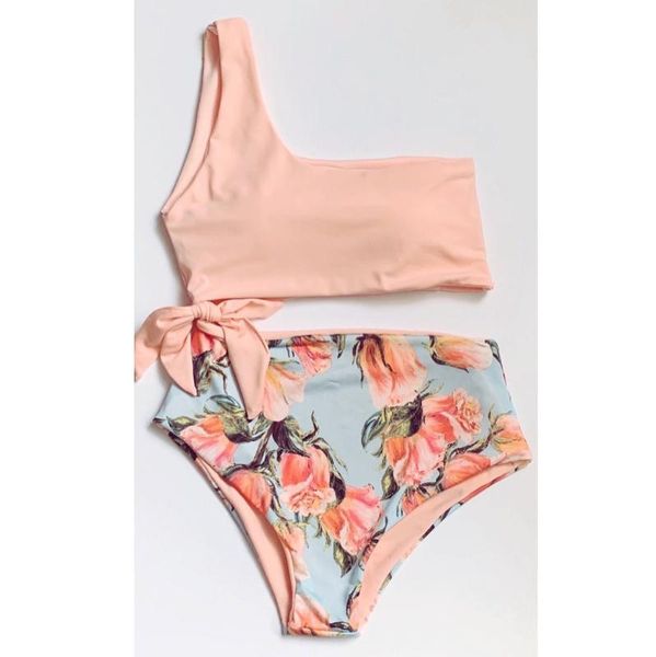 one shoulder bikini 2020 floral print push up two piece swimsuit 2020 lace up bandage bathing suit high waist swimwear
one shoulder bikini 2020 floral print push up two piece swimsuit 2020 lace up bandage bathing suit high waist swimwear