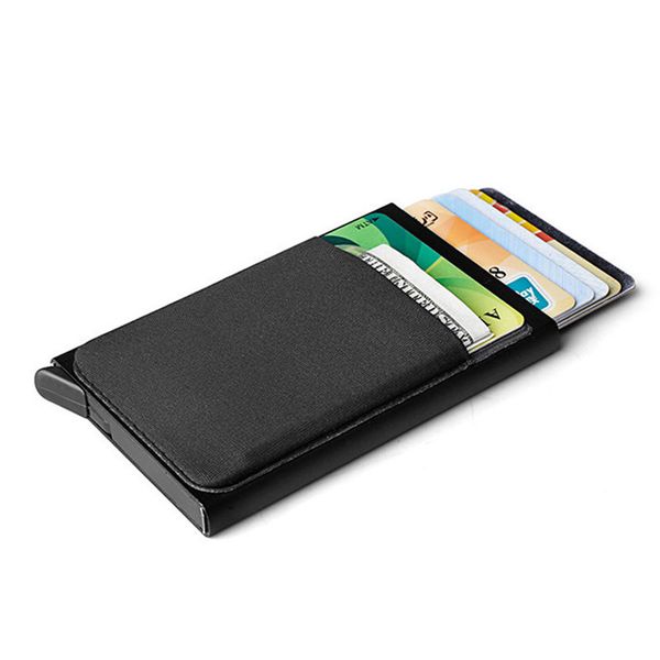 wallet with elastic lycra back pocket rfid blocking mini metal credit card holder automatic pop up card case coin purse, Red;black
wallet with elastic lycra back pocket rfid blocking mini metal credit card holder automatic pop up card case coin purse, Red;black