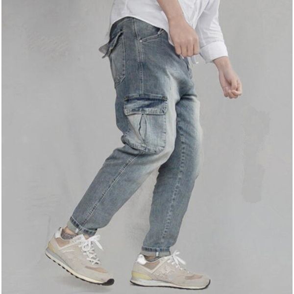 new hiphop crotch pants men denim jeans men baggy pants trousers jeans overalls distressed, Blue
new hiphop crotch pants men denim jeans men baggy pants trousers jeans overalls distressed, Blue