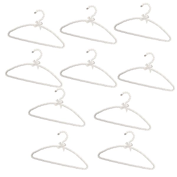 pack of 10, 30cm pearl clothes rack coat hanger trouser dress hanger traceless holder grip white
pack of 10, 30cm pearl clothes rack coat hanger trouser dress hanger traceless holder grip white