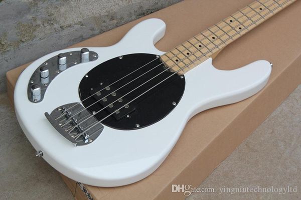 string ray4 left hand electric bass white body maple fingerboard active new
string ray4 left hand electric bass white body maple fingerboard active new