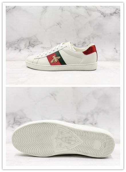 2019 men women casual shoes fashion luxury brands designer sneakers lace-up running shoes green red stripe black leather bee embroidered, White;red
2019 men women casual shoes fashion luxury brands designer sneakers lace-up running shoes green red stripe black leather bee embroidered, White;red