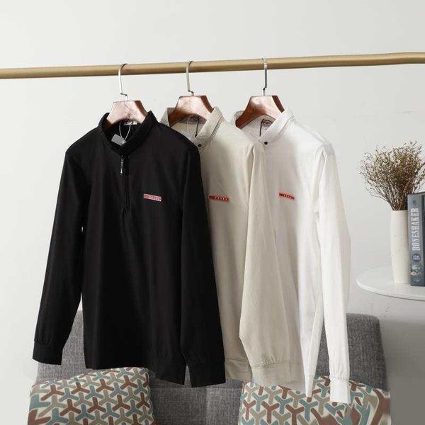 european mens polos classic luxury casual t-shirt lapel letter oem design imported tencel fabric texture super long-sleeved bottoming shirts, White
european mens polos classic luxury casual t-shirt lapel letter oem design imported tencel fabric texture super long-sleeved bottoming shirts, White
