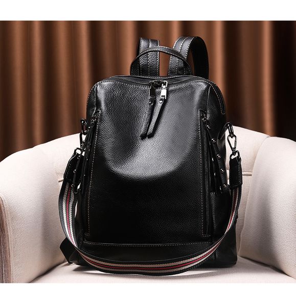 yilunxi female new style black casual shoulder bags woman genuine leather backpack lady cowhide multi-function mochila small
yilunxi female new style black casual shoulder bags woman genuine leather backpack lady cowhide multi-function mochila small