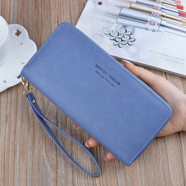 blue key wallet lady cardholder long zipper clutch large capacity wallet simple retro mother soft wallet mobile phone bag 38
blue key wallet lady cardholder long zipper clutch large capacity wallet simple retro mother soft wallet mobile phone bag 38