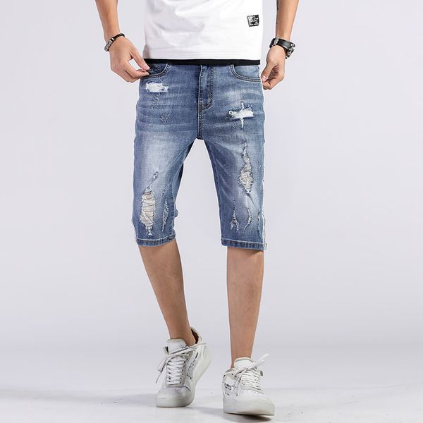 jeans men shorts 2019 summer streetwear slim man jeans brand casual ripped for men black shorts hip hop, Blue
jeans men shorts 2019 summer streetwear slim man jeans brand casual ripped for men black shorts hip hop, Blue