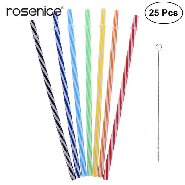 25pcs pure color reusable plastic thick drinking straws two colors threaded straw for party home use with brush (mixed colors
25pcs pure color reusable plastic thick drinking straws two colors threaded straw for party home use with brush (mixed colors