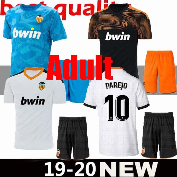 

2019 2020 valencia cf occer jer ey parejo g guede gaya mina vietto rodrigo 18 19 valencia cf blue white golden kit football hirt