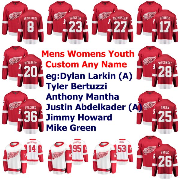 detroit red wings ice hockey jerseys danny dekeyser jersey jonathan ericsson taro hirose patrik nemeth jonathan bernier red custom stitched, Black;red
detroit red wings ice hockey jerseys danny dekeyser jersey jonathan ericsson taro hirose patrik nemeth jonathan bernier red custom stitched, Black;red