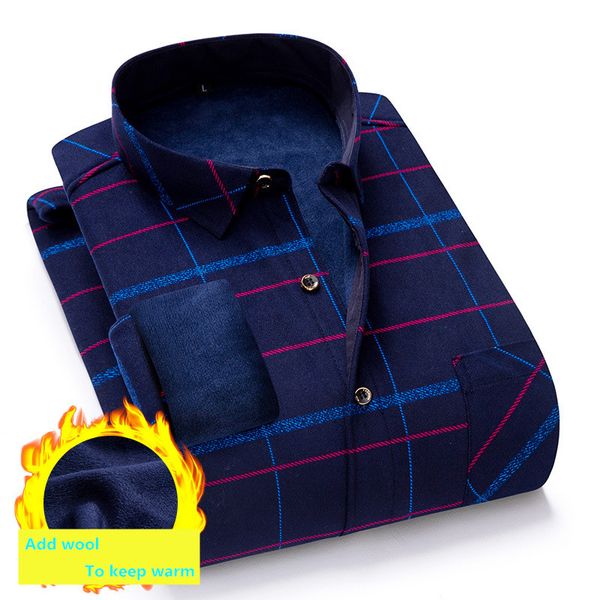 new arrivals winter men shirts men cotton polyester add wool keep warm shirt mens fashion plaid long sleeved shirt male blouse, White;black
new arrivals winter men shirts men cotton polyester add wool keep warm shirt mens fashion plaid long sleeved shirt male blouse, White;black