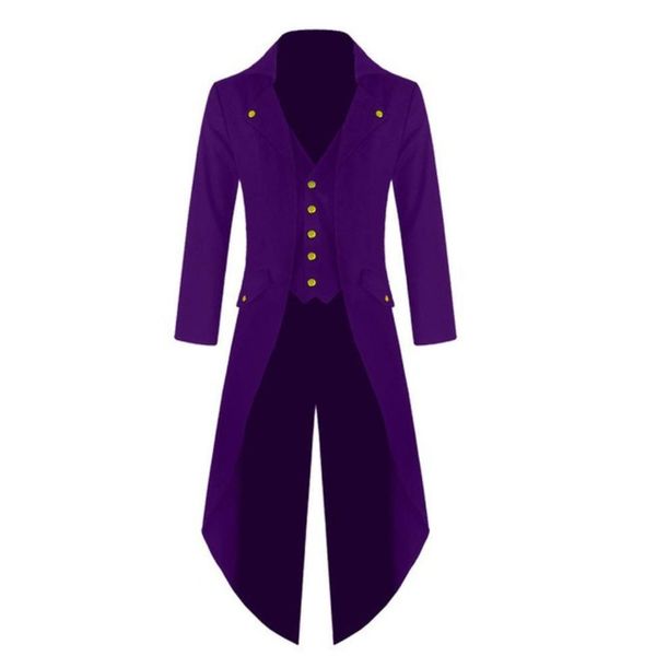 2019 men medieval renaissance jacket cosplay costume solid color long tuxedo uniform coat ing, Black
2019 men medieval renaissance jacket cosplay costume solid color long tuxedo uniform coat ing, Black