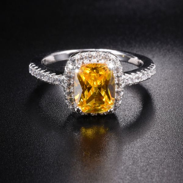 real s925 sterling silver wedding rings for women princess-cut yellow engagement ring simulated diamond platinum jewelry size 5-10, Slivery;golden
real s925 sterling silver wedding rings for women princess-cut yellow engagement ring simulated diamond platinum jewelry size 5-10, Slivery;golden