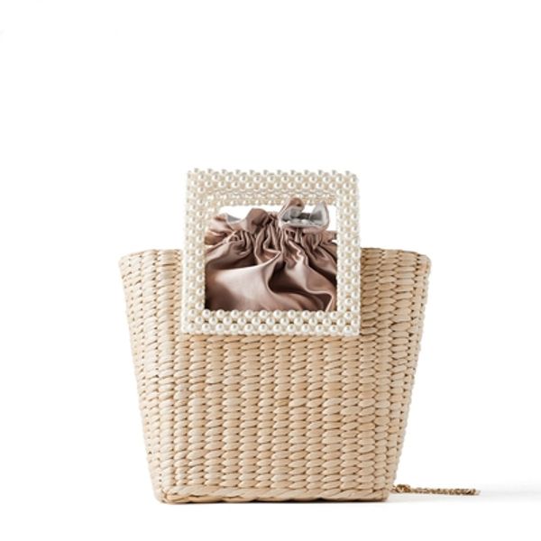 2020 retro handmade pearl women straw bags beads totes bag ins pearl chain crossbody bag knitted bohemia beach handbags
2020 retro handmade pearl women straw bags beads totes bag ins pearl chain crossbody bag knitted bohemia beach handbags