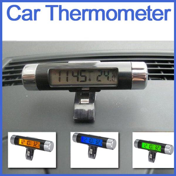 2 in 1 car digital lcd clip-on digital clock temperature thermometer calendar automotive blue/orange/green backlight clock
2 in 1 car digital lcd clip-on digital clock temperature thermometer calendar automotive blue/orange/green backlight clock