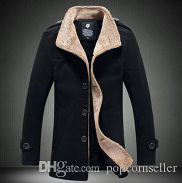 autumn winter mens designer medium length trench coats lapel neck long sleeve outerwear casual middleaged and elder coats, Tan;black
autumn winter mens designer medium length trench coats lapel neck long sleeve outerwear casual middleaged and elder coats, Tan;black
