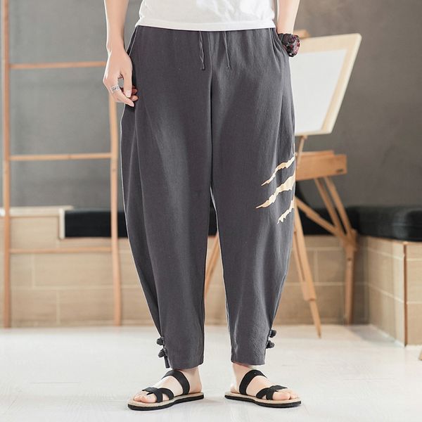 casual 2019 men's summer casual cotton and linen print drawstring long pants harem trouser sweatpants, Black
casual 2019 men's summer casual cotton and linen print drawstring long pants harem trouser sweatpants, Black
