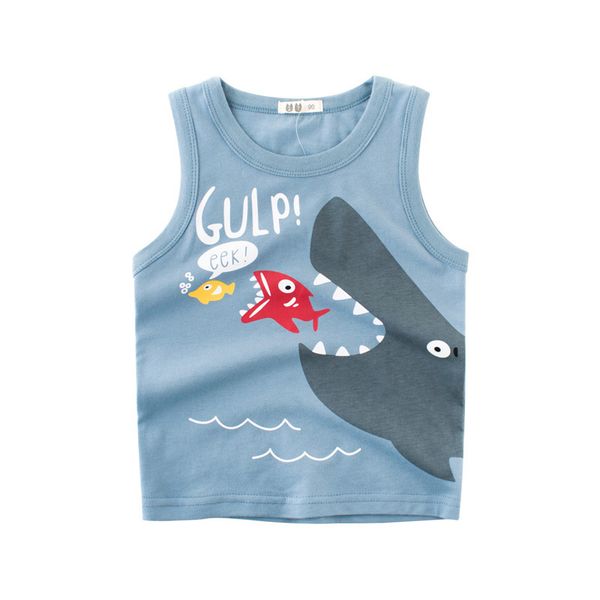 2019 summer boys' clothes new style kids' waistcoat boy's sleeveless camisole cotton baby childrenswear wholesale network, Blue
2019 summer boys' clothes new style kids' waistcoat boy's sleeveless camisole cotton baby childrenswear wholesale network, Blue