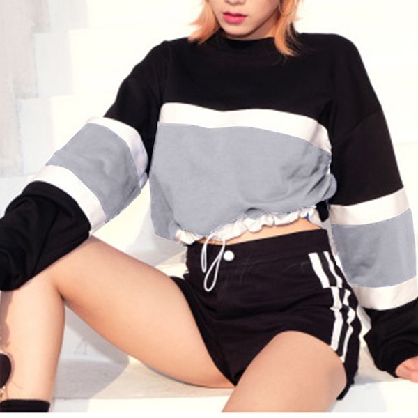 fashion women pullover female sweatshirt splcing color hoodies autumn winter o-neck hoodie coat clothes moletom feminino, Black
fashion women pullover female sweatshirt splcing color hoodies autumn winter o-neck hoodie coat clothes moletom feminino, Black