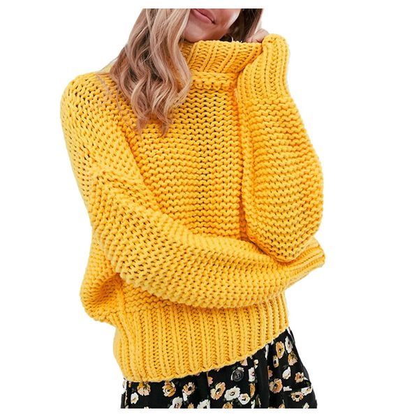 jaycosin women's solid color loose turtleneck pullover women's casual splicing long sleeve comfort knit pullover top, White;black
jaycosin women's solid color loose turtleneck pullover women's casual splicing long sleeve comfort knit pullover top, White;black