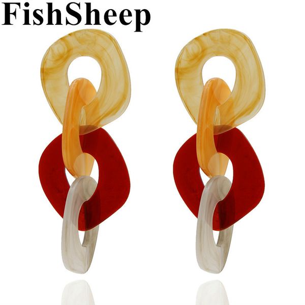 fishsheep fashion za jewelry big irregular acrylic dangle earrings for women geometry ethnic resin circle drop earrings, Silver
fishsheep fashion za jewelry big irregular acrylic dangle earrings for women geometry ethnic resin circle drop earrings, Silver