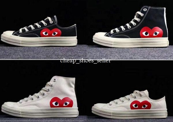 new chuck shoes 1970s classic canvas casual play jointly big eyes high dot heart cdg women mens fashion designer sneakers chaussures, White;red
new chuck shoes 1970s classic canvas casual play jointly big eyes high dot heart cdg women mens fashion designer sneakers chaussures, White;red