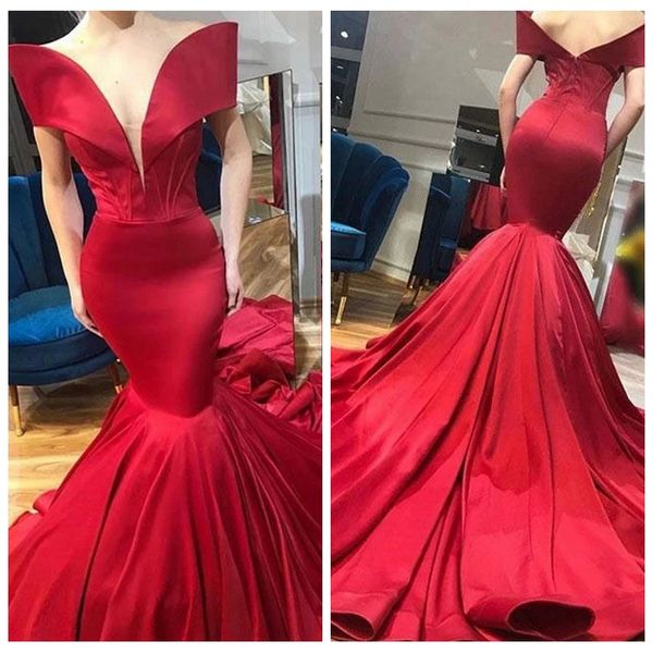off-shoulder satin burgundy prom dresses with sleeves court train zipper up back mermaid prom dress boutiques vestido de festa, Black
off-shoulder satin burgundy prom dresses with sleeves court train zipper up back mermaid prom dress boutiques vestido de festa, Black