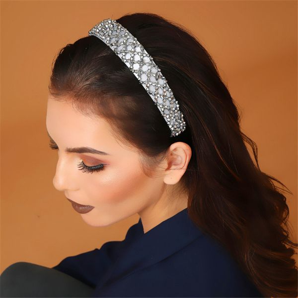 crystal hair hoop women designer headband f1328 fashion multicolor pure hand-woven rice beads high-end luxury dress hair accessories brw, Silver
crystal hair hoop women designer headband f1328 fashion multicolor pure hand-woven rice beads high-end luxury dress hair accessories brw, Silver