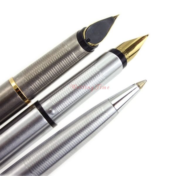 hero fountain pen ballpoint pen 60 fine nib superfine nib sliver steel and dark grey titanium two different colors
hero fountain pen ballpoint pen 60 fine nib superfine nib sliver steel and dark grey titanium two different colors
