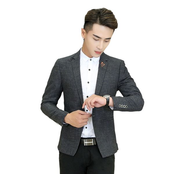 men slim fit blazer single button gray red navy blue blazer jackets m- 5xl smart casual office masculino drop ship 19jan, White;black
men slim fit blazer single button gray red navy blue blazer jackets m- 5xl smart casual office masculino drop ship 19jan, White;black