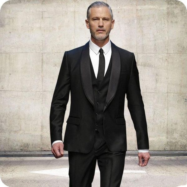 new arrival one button black wedding groom tuxedos shawl lapel groomsmen men suits prom blazer (jacket+pants+vest+tie) w72, Black;gray
new arrival one button black wedding groom tuxedos shawl lapel groomsmen men suits prom blazer (jacket+pants+vest+tie) w72, Black;gray