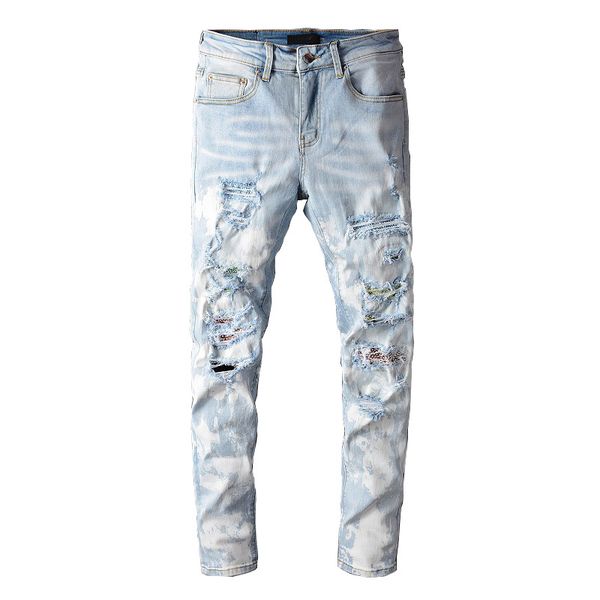 kiovno high street мужские рваные плиссированные брюки джинсовые мытый slim fit jeans брюки мужской пэчворк, Blue
kiovno high street мужские рваные плиссированные брюки джинсовые мытый slim fit jeans брюки мужской пэчворк, Blue