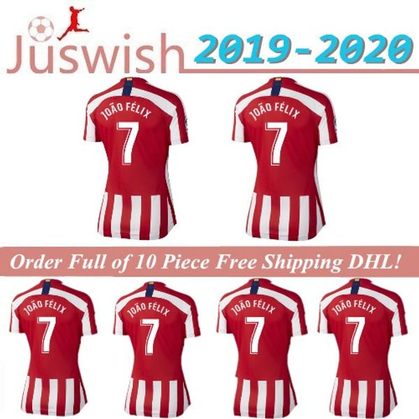women atletico madrid jersey 2019 2020 soccer correa rodrigo koke thomas lemar saul morata joao felix saponjic lady football shirt, Black;yellow
women atletico madrid jersey 2019 2020 soccer correa rodrigo koke thomas lemar saul morata joao felix saponjic lady football shirt, Black;yellow